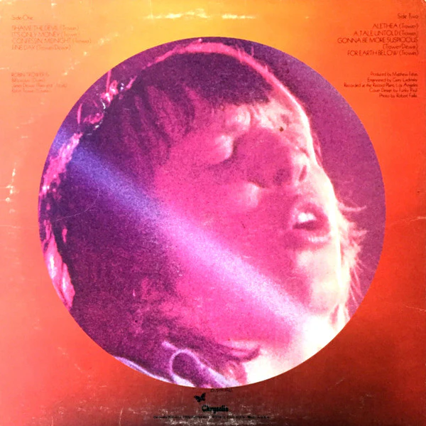 Robin Trower - For Earth Below (LP, Album, Ter) (Very Good (VG)) - Image 2