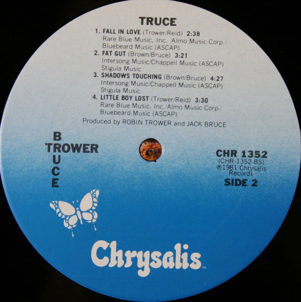 Robin Trower / Jack Bruce - Truce (LP, Album, San) (Good Plus (G+)) - Image 4
