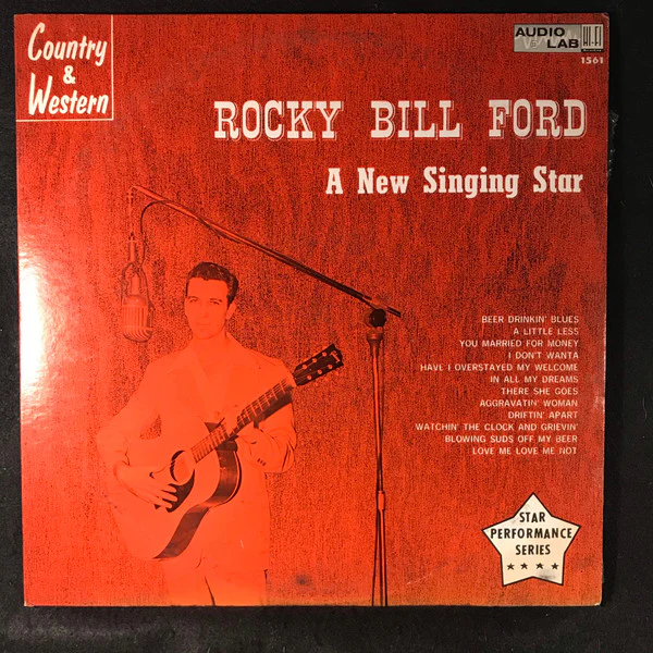 Rocky Bill Ford - A New Singing Star (LP, Album) (Very Good (VG))