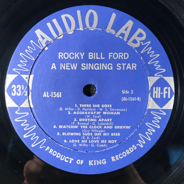 Rocky Bill Ford - A New Singing Star (LP, Album) (Very Good (VG)) - Image 4