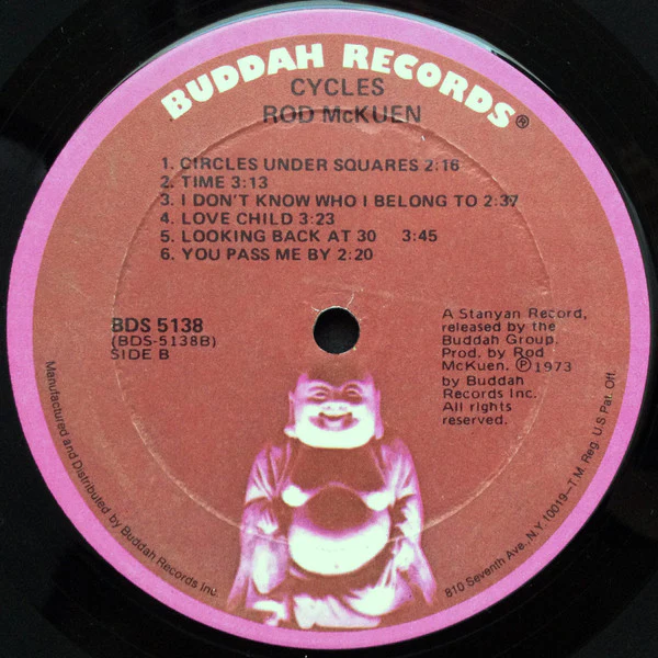 Rod McKuen - Cycles (LP, Album) (Very Good Plus (VG+)) - Image 4