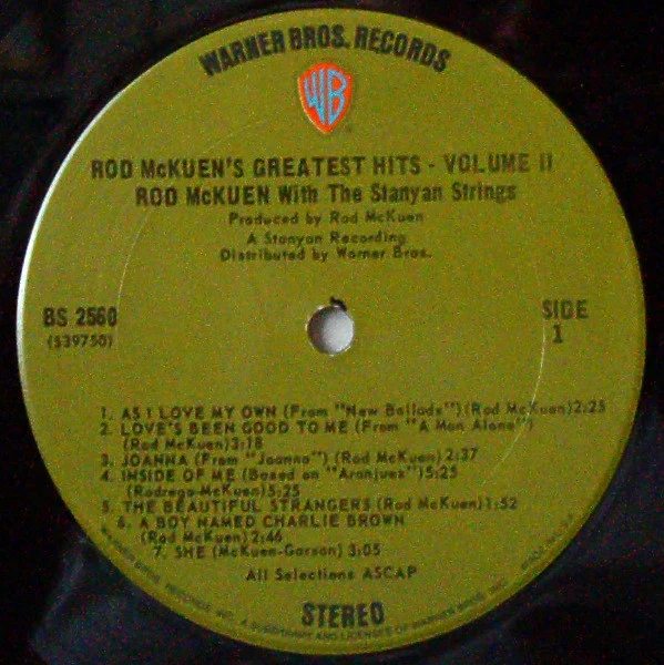 Rod McKuen - Rod McKuen's Greatest Hits-2 (LP, Comp) (Very Good Plus (VG+)) - Image 5