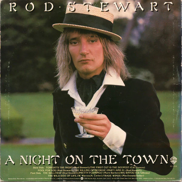 Rod Stewart - A Night On The Town (LP, Album, Pit) (Very Good (VG)) - Image 2