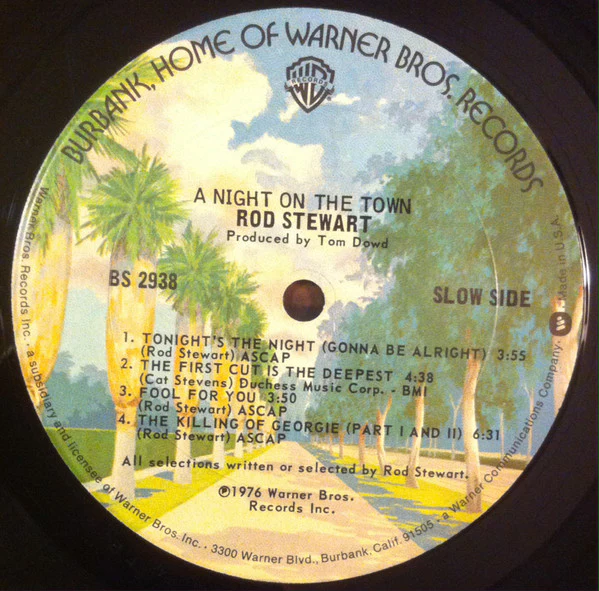 Rod Stewart - A Night On The Town (LP, Album, Pit) (Very Good (VG)) - Image 3