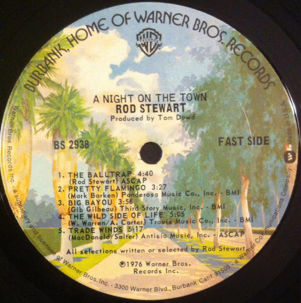 Rod Stewart - A Night On The Town (LP, Album, Pit) (Very Good (VG)) - Image 4