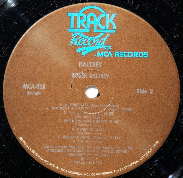 Roger Daltrey - Daltrey (LP, Album, Pin) (Very Good Plus (VG+)) - Image 5