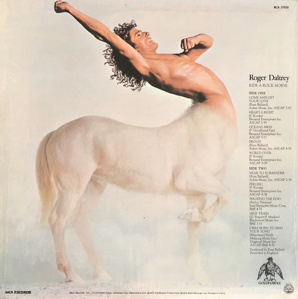 Roger Daltrey - Ride A Rock Horse (LP, Album, RE) (Very Good Plus (VG+)) - Image 2