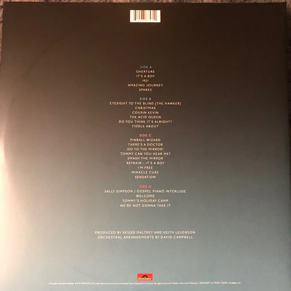 Roger Daltrey - The Who‘s Tommy Orchestral (2xLP, Album) (Mint (M)) - Image 4