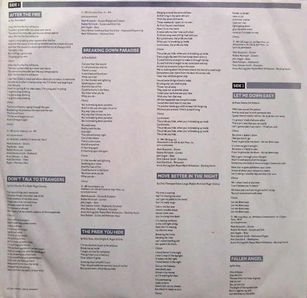 Roger Daltrey - Under A Raging Moon (LP, Album, SP ) (Near Mint (NM or M-)) - Image 5