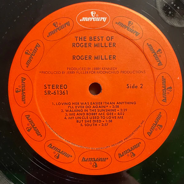 Roger Miller - The Best Of Roger Miller (LP, Comp) (Very Good Plus (VG+)) - Image 3