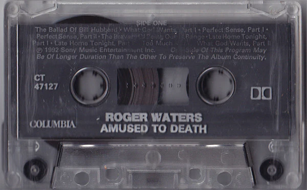 Roger Waters - Amused To Death (Cass, Album) (Very Good Plus (VG+)) - Image 3