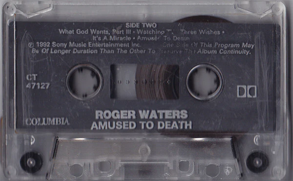 Roger Waters - Amused To Death (Cass, Album) (Very Good Plus (VG+)) - Image 4