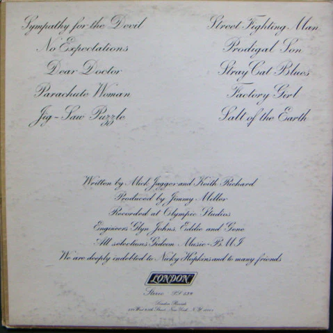The Rolling Stones - Beggars Banquet (LP, Album, Gat) (Very Good Plus (VG+)) - Image 2