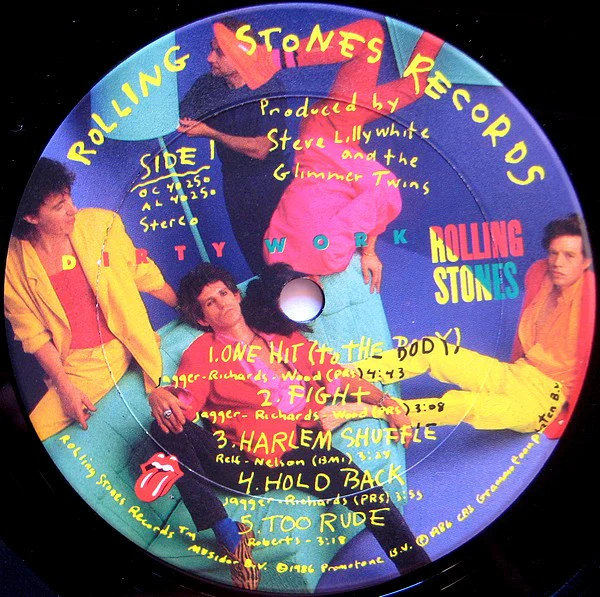 The Rolling Stones - Dirty Work (LP, Album, Pit) (Very Good Plus (VG+)) - Image 3