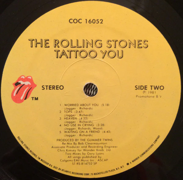 Rolling Stones* - Tattoo You (LP, Album, SP ) (Good Plus (G+)) - Image 4