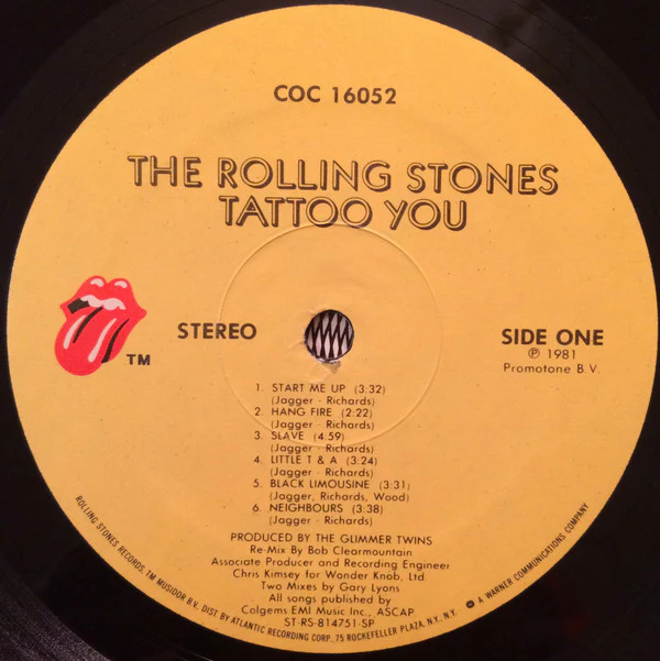 Rolling Stones* - Tattoo You (LP, Album, SP ) (Very Good Plus (VG+)) - Image 3