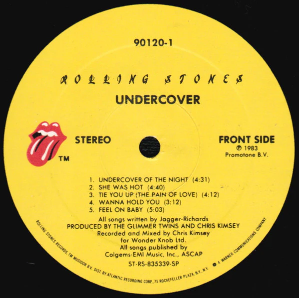 The Rolling Stones - Undercover (LP, Album, SP ) (Very Good Plus (VG+)) - Image 3
