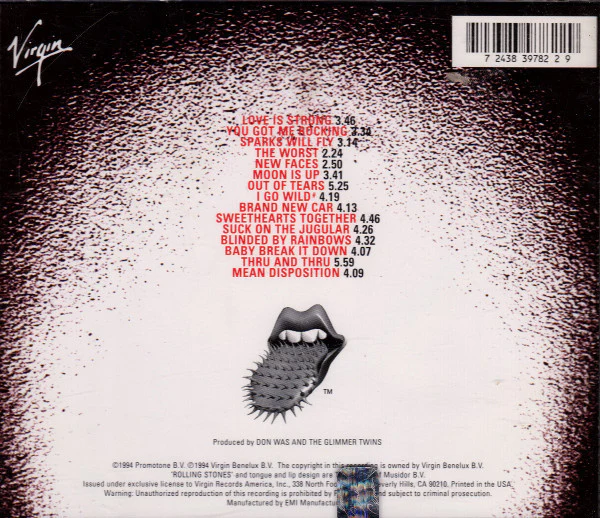 The Rolling Stones - Voodoo Lounge (CD, Album, M/Print) (Very Good Plus (VG+)) - Image 2