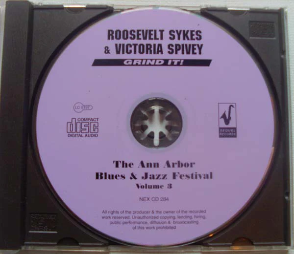 Roosevelt Sykes / Victoria Spivey - Grind It! (CD, RM) (Near Mint (NM or M-)) - Image 3