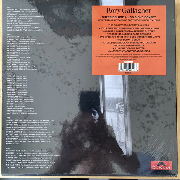 Rory Gallagher - Rory Gallagher - 50th Anniversary Edition - (Box, Dlx, Ltd + CD, Album, RE, RM + 3xCD, RM + DVD) (Mint (M)) - Image 2