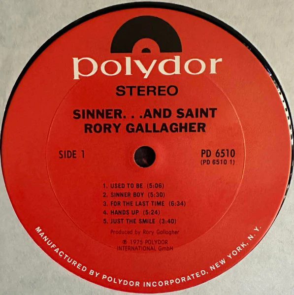 Rory Gallagher - Sinner... And Saint (LP, Comp, Ter) (Near Mint (NM or M-)) - Image 3