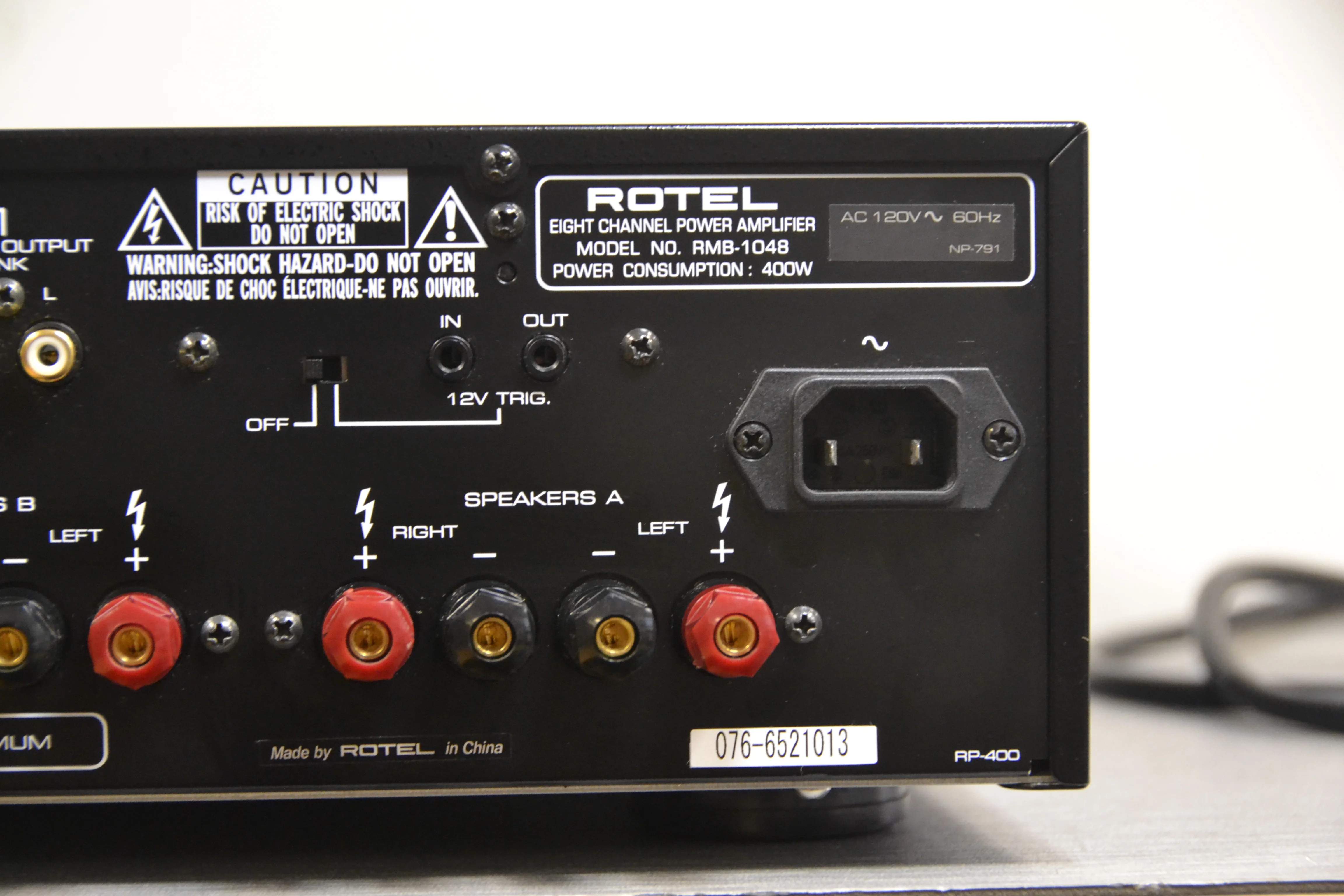 Rotel RMB-1048 Eight Channel Power Amplifier (2004-08) - Image 8