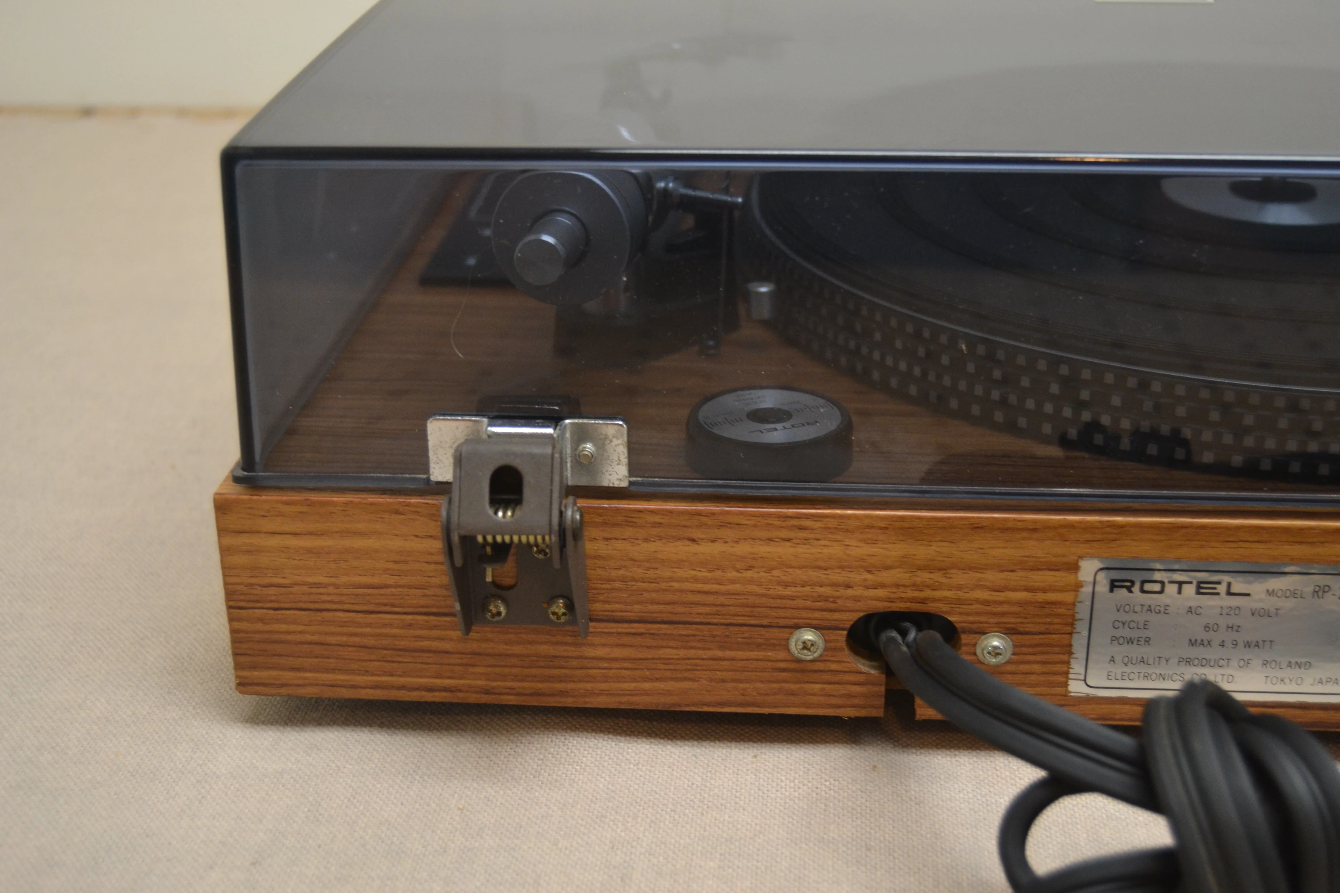 Rotel RP-2500 Belt Drive Turntable * NEW Audio Technica AT3600 Cartridge - Image 16