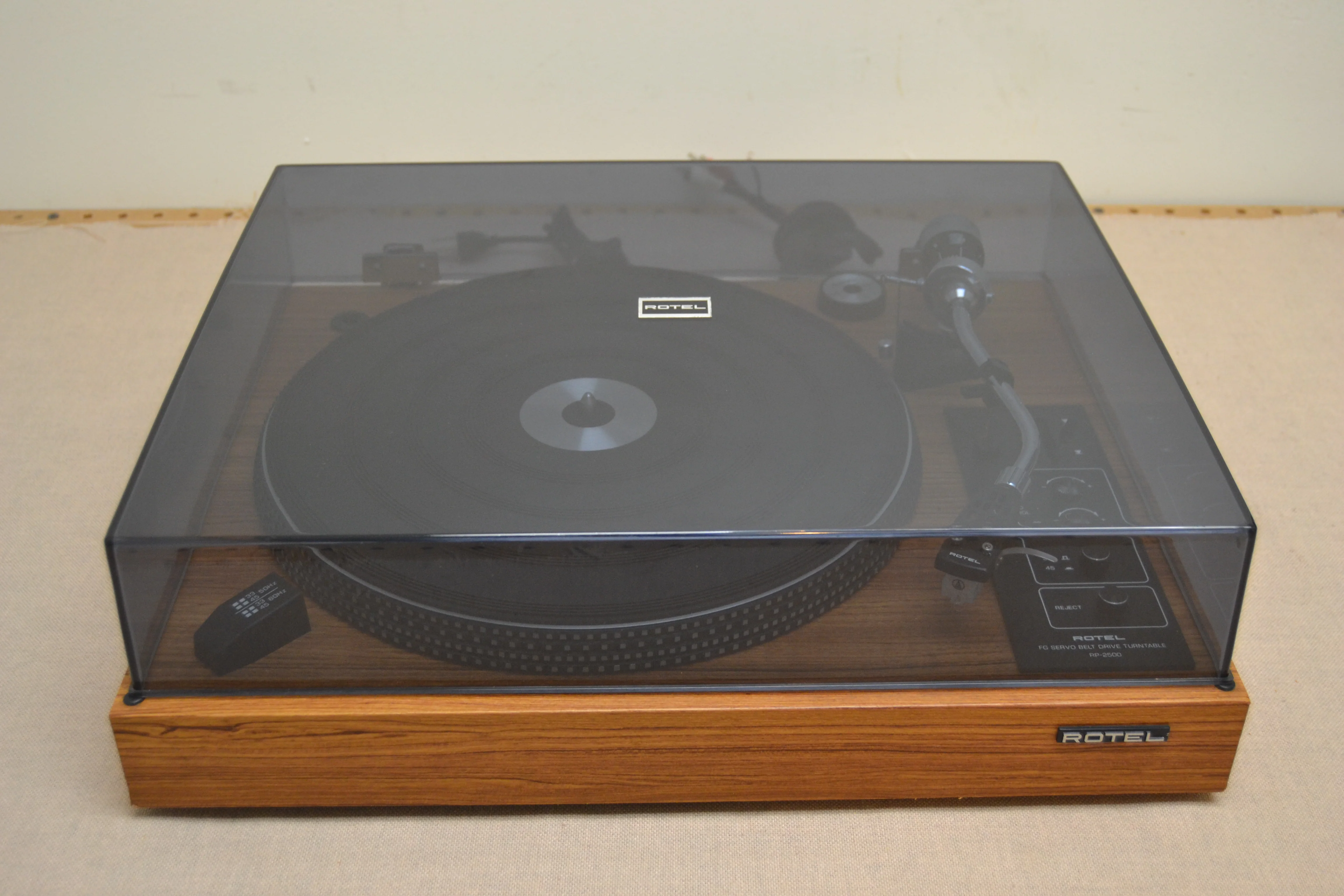 Rotel RP-2500 Belt Drive Turntable * NEW Audio Technica AT3600 Cartridge - Image 2