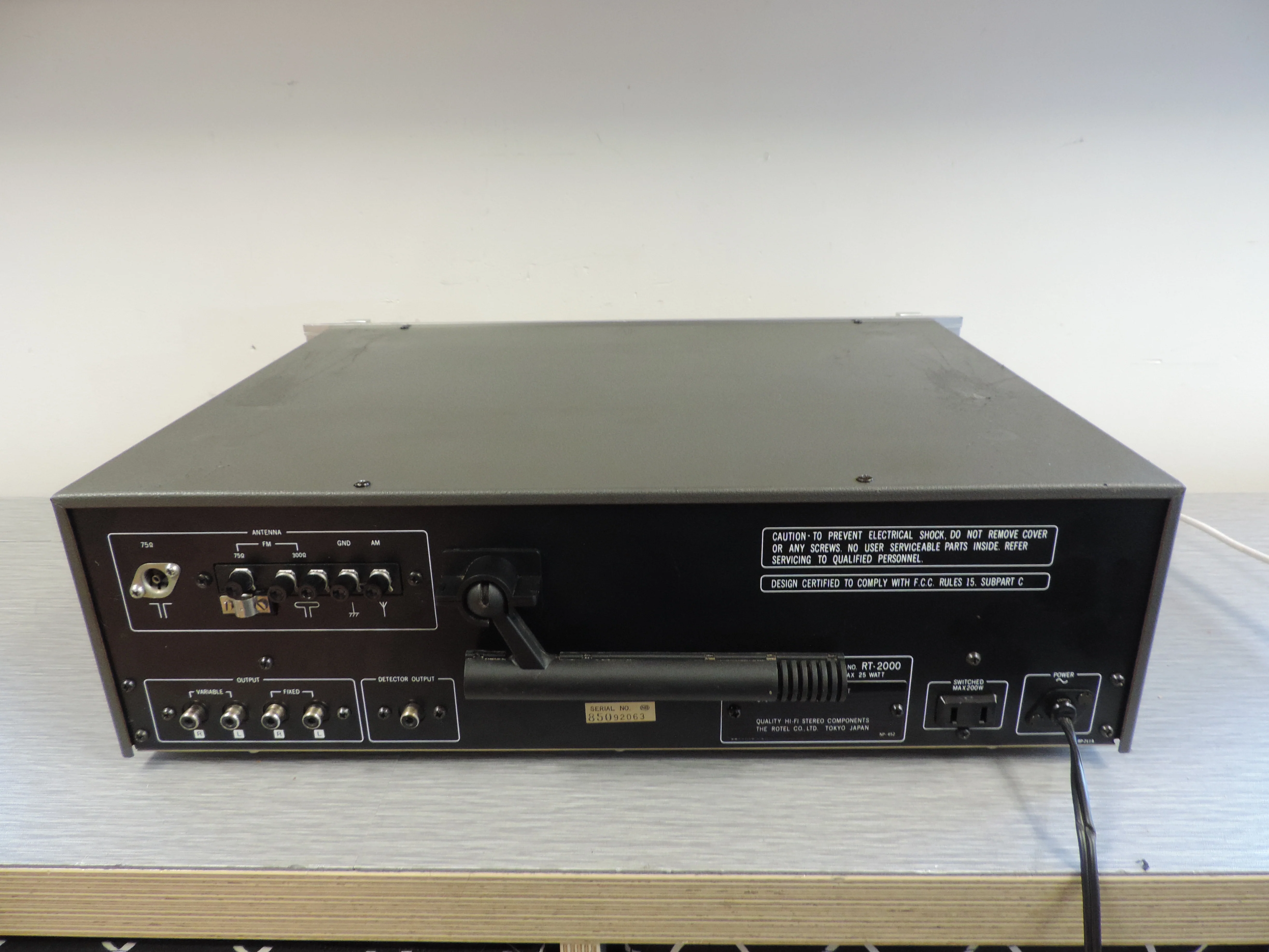 Rotel RT-2000 Stereo Tuner - 1978 - Image 10