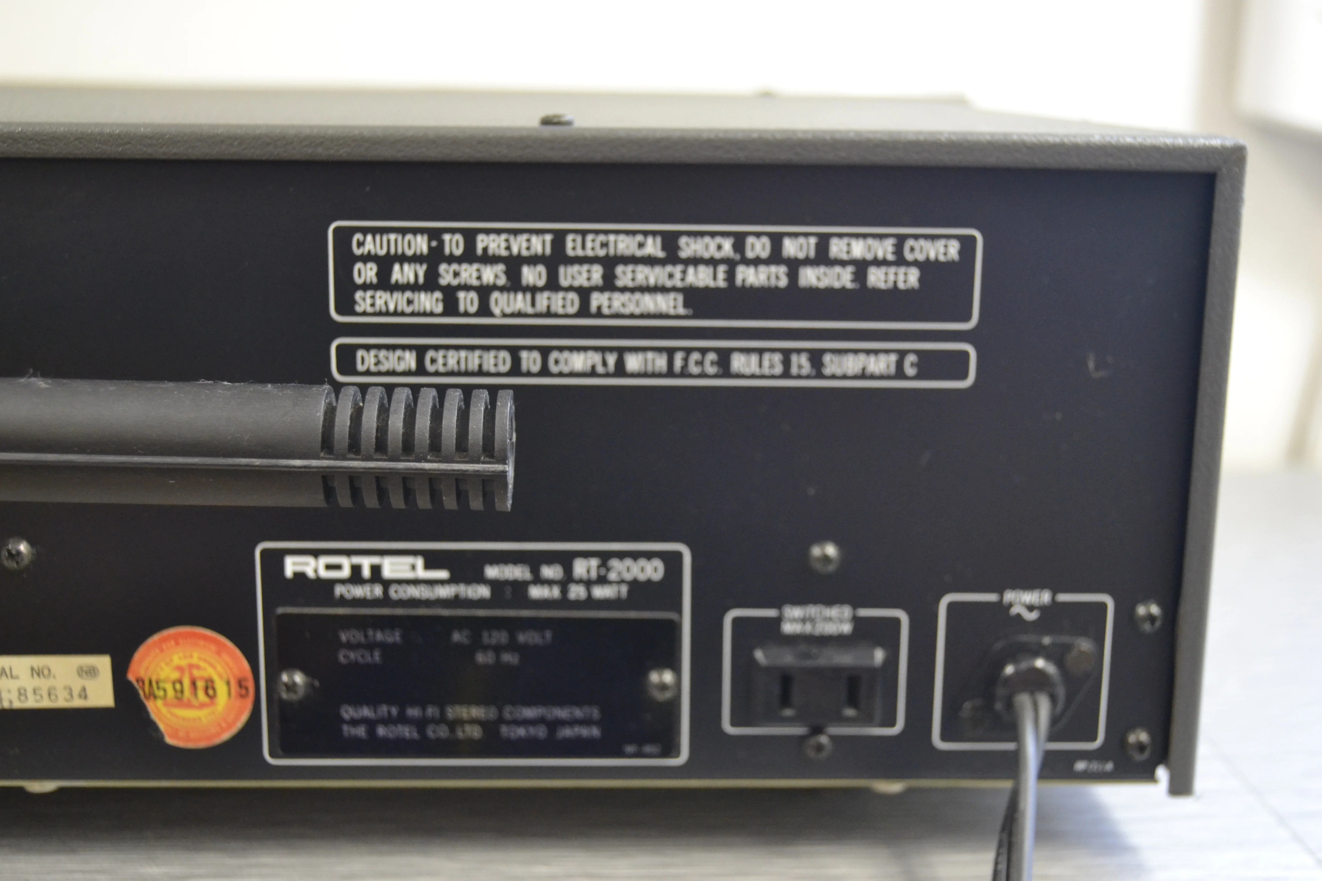 Rotel RT-2000 Stereo Tuner - 1978 - Image 16