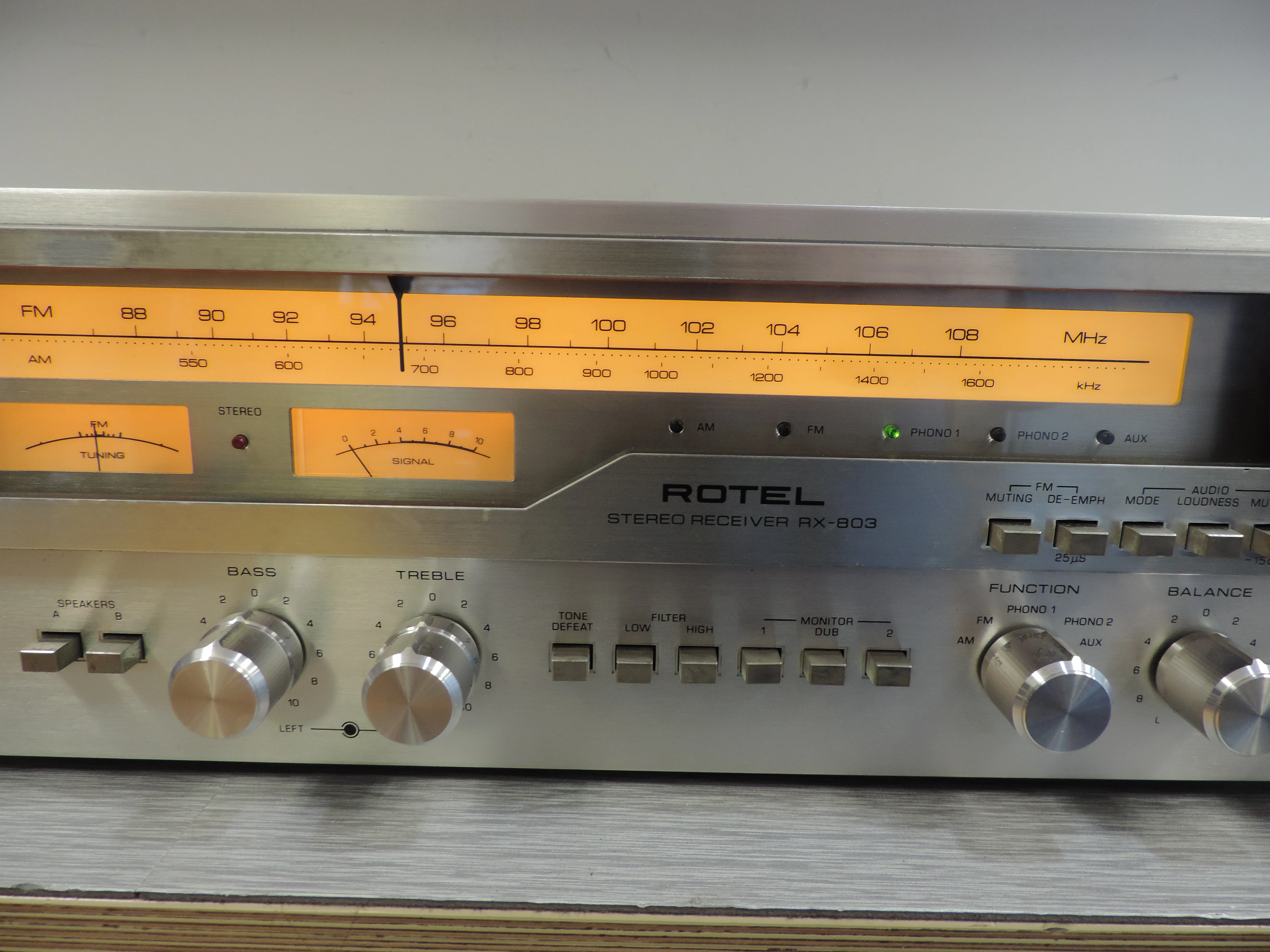 Rotel RX-803 Stereo Receiver * 70W RMS * 1973 - Image 3