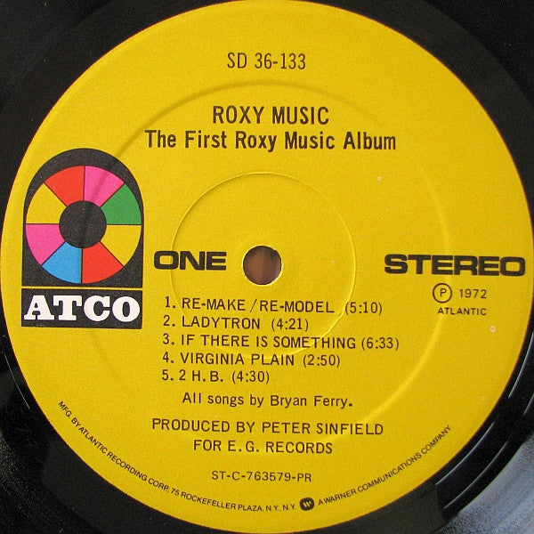 Roxy Music - Roxy Music (LP, Album, RE) (Very Good Plus (VG+)) - Image 3