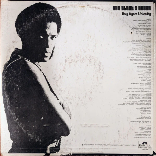 Roy Ayers Ubiquity - Red Black & Green (LP, Album, Ter) (Very Good (VG)) - Image 2