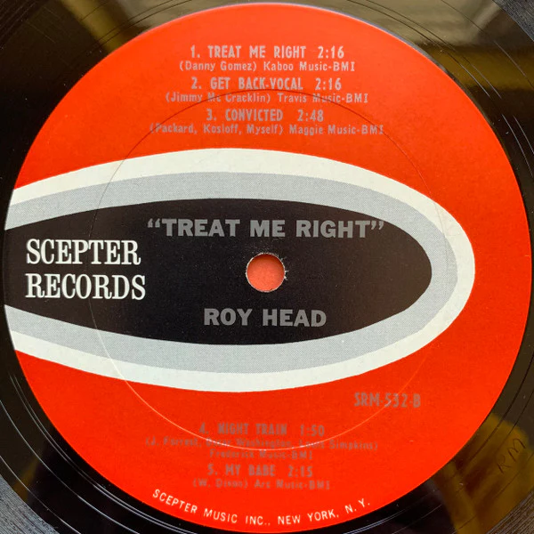 Roy Head - Treat Me Right (LP, Album, Mono, Ter) (Good (G)) - Image 4