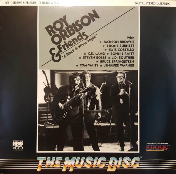 Roy Orbison & Friends* - A Black & White Night Live (Laserdisc, 12", S/Sided, NTSC) (Near Mint (NM or M-))