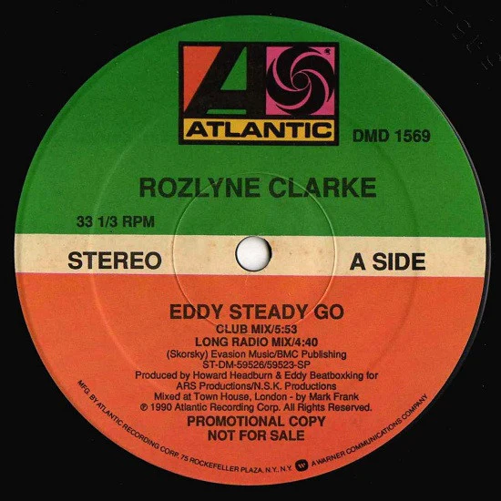 Rozlyne Clarke - Eddy Steady Go (12", Promo) (Near Mint (NM or M-))