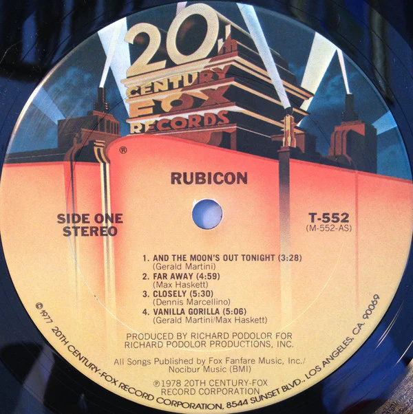 Rubicon  - Rubicon (LP, Album, Ter) (Very Good (VG)) - Image 3