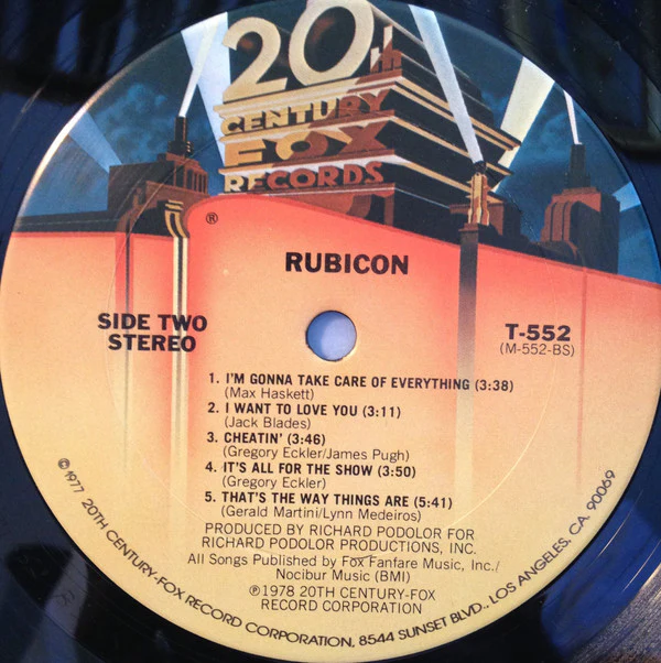 Rubicon  - Rubicon (LP, Album, Ter) (Very Good (VG)) - Image 4