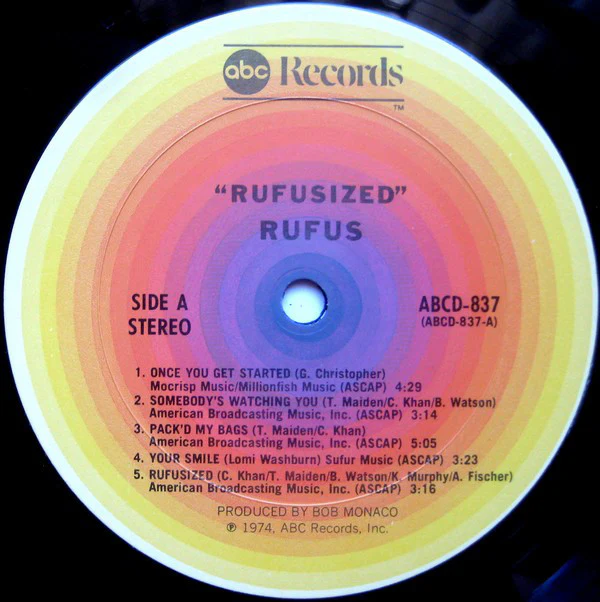 Rufus & Chaka Khan - Rufusized (LP, Album, Gat) (Very Good (VG)) - Image 5