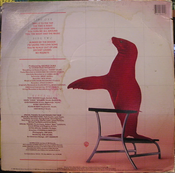 Rufus - Seal In Red (LP, Album) (Near Mint (NM or M-)) - Image 2