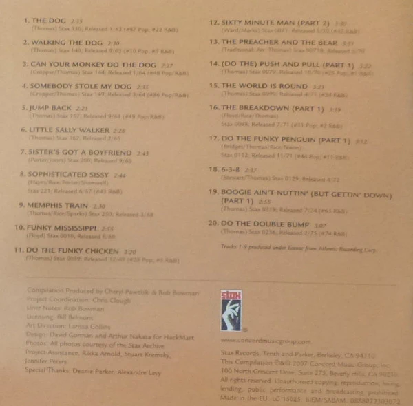 Rufus Thomas - The Very Best Of Rufus Thomas (CD, Comp) (Mint (M)) - Image 5