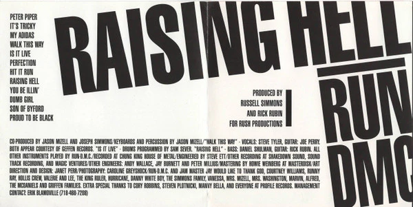Run-DMC - Raising Hell (CD, Album, RE) (Near Mint (NM or M-)) - Image 3