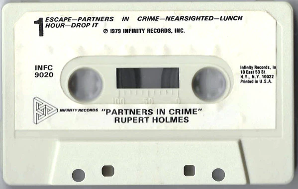 Rupert Holmes - Partners In Crime (Cass) (Very Good Plus (VG+)) - Image 2