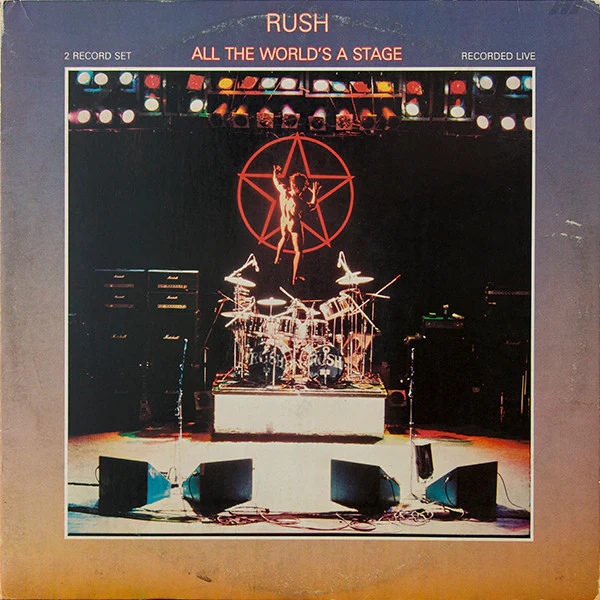 Rush - All The World's A Stage (2xLP, Album, Pit) (Very Good Plus (VG+))