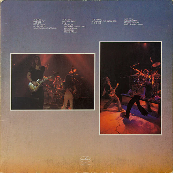 Rush - All The World's A Stage (2xLP, Album, Pit) (Very Good Plus (VG+)) - Image 2