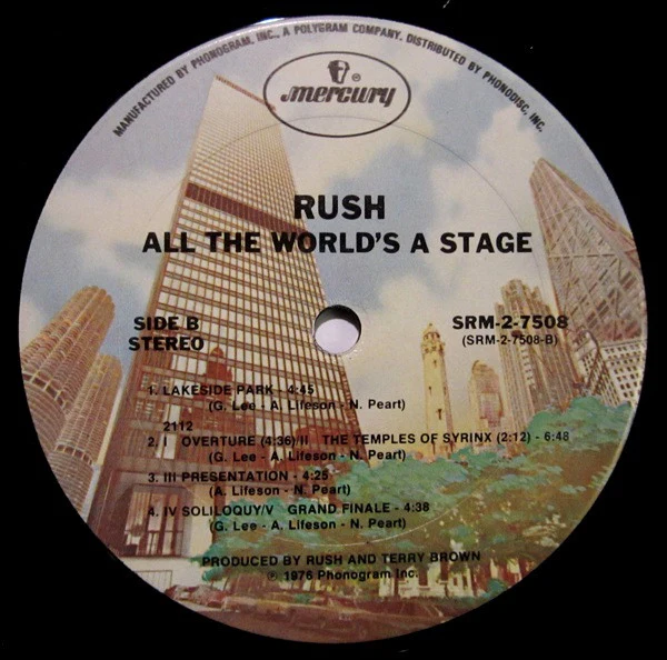 Rush - All The World's A Stage (2xLP, Album, Ter) (Very Good Plus (VG+)) - Image 5