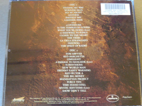Rush - Chronicles (2xCD, Comp, Club, RE, UML) (Very Good Plus (VG+)) - Image 2