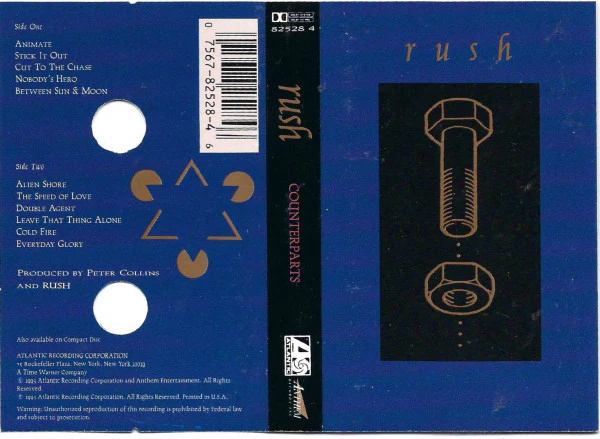 Rush - Counterparts (Cass, Album, Dol) (Very Good Plus (VG+))