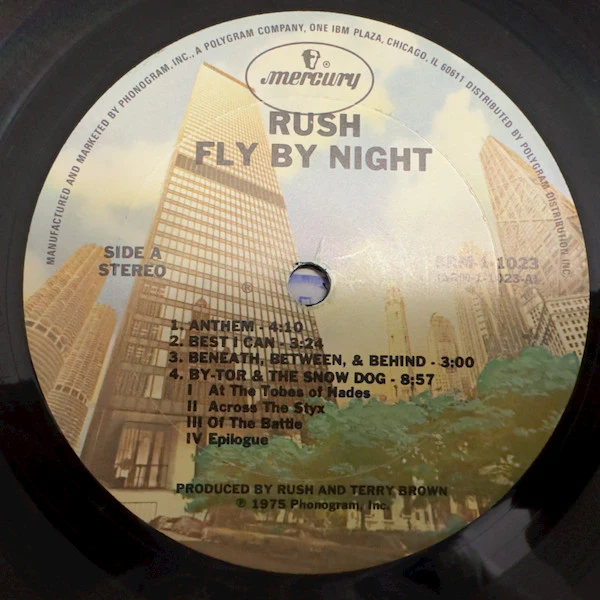 Rush - Fly By Night (LP, Album, RP, Ter) (Near Mint (NM or M-)) - Image 3