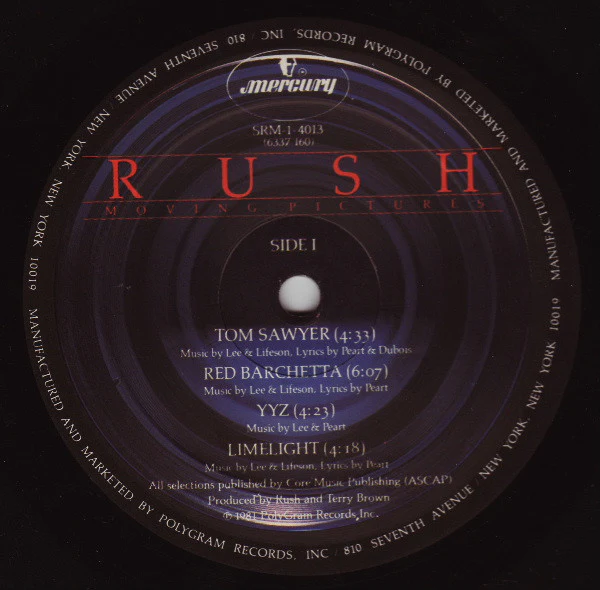 Rush - Moving Pictures (LP, Album, Pre) (Very Good Plus (VG+)) - Image 5